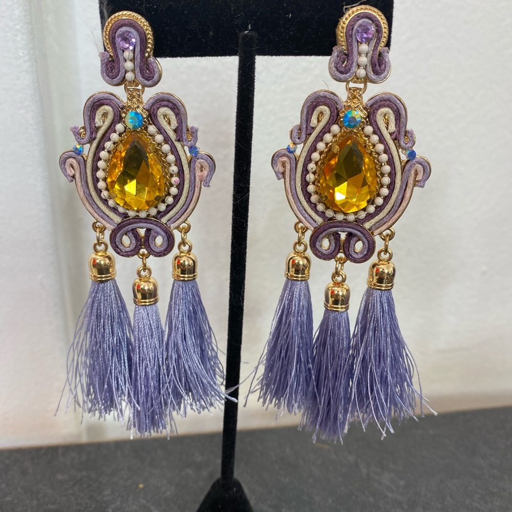 Tassel Chandelier Earrings